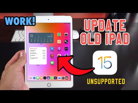 How to Update Old iPad to iPadOS 15  Install iOS 15 Unsupported iPad