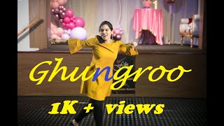Ghungroo toot gye || Bollywood dance || War || Hritik Roshan