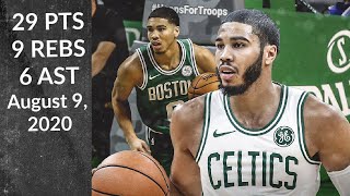 Jayson Tatum 29 PTS 9 REBS 6 AST| Celtics vs Magic | Full Highlights 8/9/20