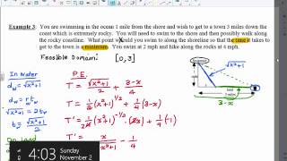 AP Calculus AB - Optimization - Section 3.6 - Example 3