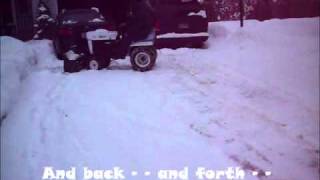 Bolens H14 snowblowing