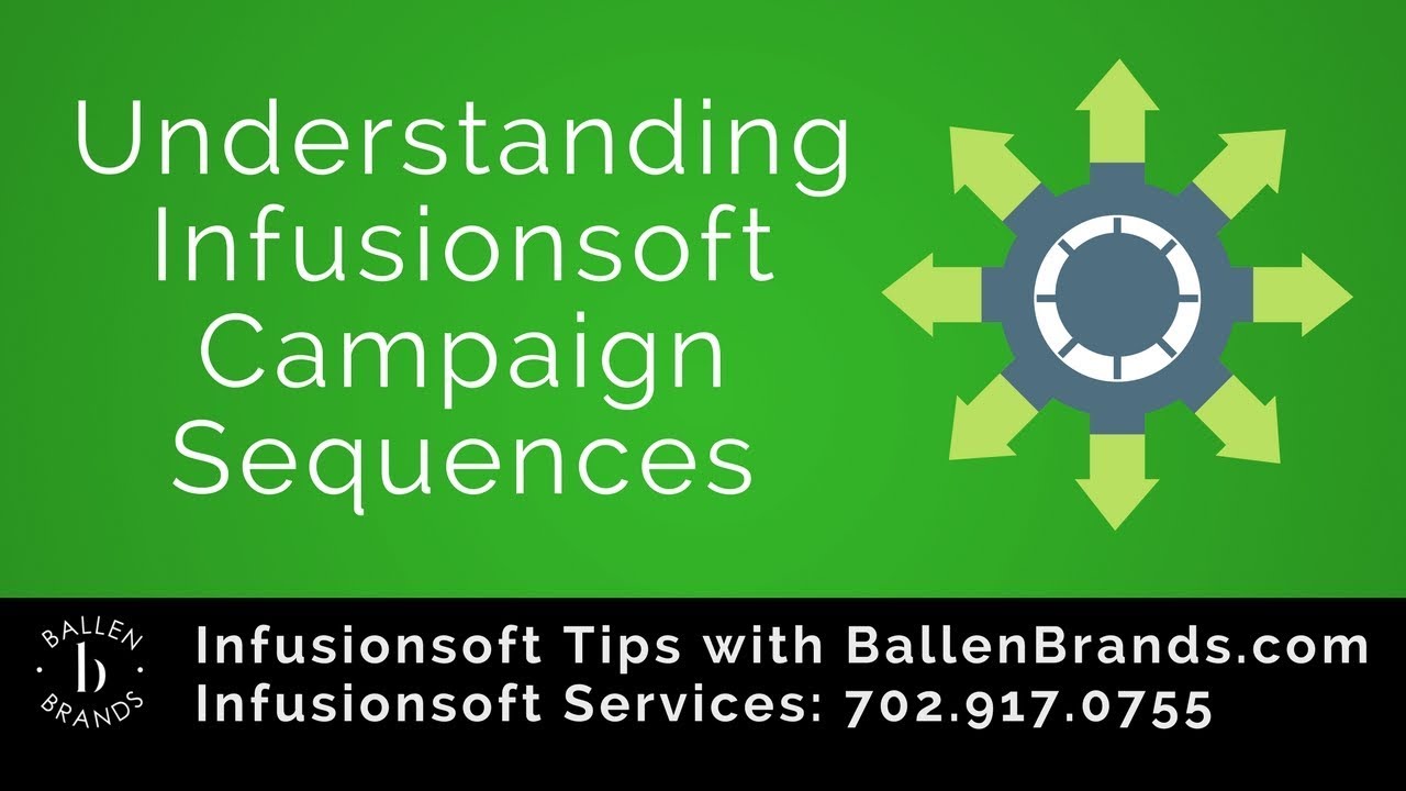 Understanding Infusionsoft Campaign Sequences Youtube