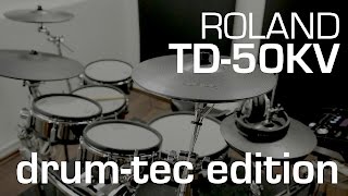 Roland TD-50KV drum-tec Edition electronic drum kit now available