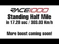 race 1000 half mile event dragy times from 0 303 km h