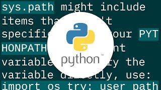 How do I find out my PYTHONPATH using Python?