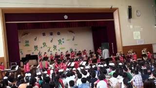 軽井沢中部小学校吹奏楽部　Ｈ28校内音楽会　リクディム～４つのイスラエル舞曲