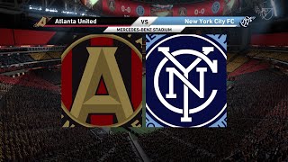 FIFA 22 | Atlanta United vs New York City FC - Mercedes-Benz Stadium | Gameplay