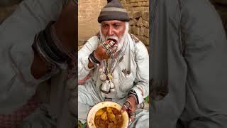 Old Baba Check The Beef Taste | #shorts #old #baba #beef #taste