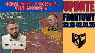 Generał Syrski-ile kosztują Ukrainę jego błędy?! Kapitan Lisowski \u0026 Artur Micek. Update Frontowy