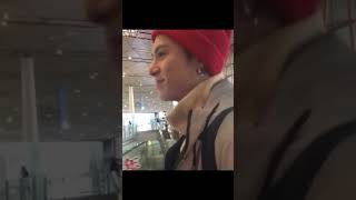 Dylan wang at the airport #dylanwang #wanghedi