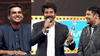 Sivakarthikeyan Expressing His Love And Affection On Madhavan At SIIMA