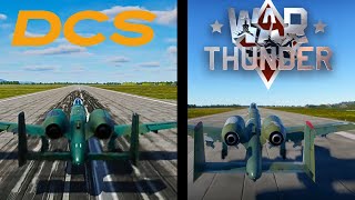 A10 Warthog in DCS and War Thunder, which one is BETTER?