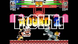 MUGEN battle #5693: Peppino \u0026 The Noise vs Tom \u0026 Jerry