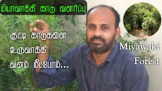 மியாவாக்கி காடு வளர்ப்பு | குட்டி காடுகளை உருவாக்கி  வனம் மீட்போம்   | Miyawaki Forest | குறுங்காடு