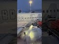 de icing an airliner before takeoff viralhog