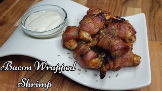QUICK AND EASY BACON WRAPPED SHRIMP RECIPE | MICHELLE PEREZ COOKS