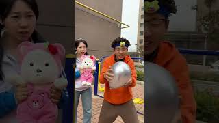 小寶貝們一起玩氣球！ 【馬奶奶與棒棒糖】 #vlog #家庭教育#兒童教育#shorts