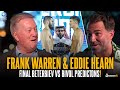 “I’ve been hiding all day” 😅 | Frank Warren & Eddie Hearn give final Beterbiev vs Bivol predictions