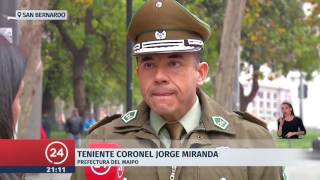 5 carabineros de San Bernardo son expulsados por vender armas | 24 Horas TVN Chile