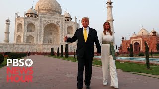 WATCH: Trump and first lady visit Taj Mahal during India visit