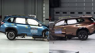 2025 Toyota Crown Signia vs 2025 Subaru Forester CRASH TEST