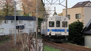 弘南鉄道大鰐線7000形7031F+7032F2Bワンマン普通大鰐行き第24列車　弘高下到着