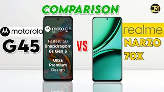 Motorola G45 vs Realme Narzo 70x : Which Phone is Best ❓😯