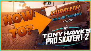 How To Hit 4 VB Transfers on Venice Beach   Tony Hawk Pro Skater 1 + 2 #THPS