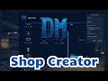 Shops Creator Script - In Game ESX/QBcore - Fivem