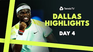Tiafoe Faces Michelsen; Koepfer & Hijikata Clash | Dallas 2024 Highlights Day 4