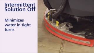 Advance SC6000 Riding Scrubber - Intermittent Water Solution Feature