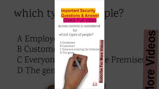 Important Security Questions For Canada Security Guard Test Security Canadashorts 2023