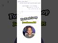 How to code ForEach Loop | Java Streams API #shorts #programming #java