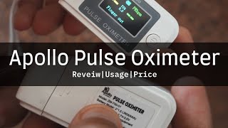 Best and reliable oximeter | Apollo Pulse Oximeter | Review | Usage| Price