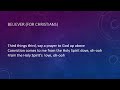 "Believer" by Imagine Dragons - but it's a Christian Parody