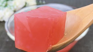 Watermelon jelly | 西瓜果冻【甜秋姐美食】