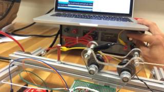 SMA testing: initial test with optical encoder
