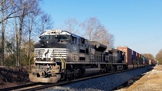 NS 238 in Gadsden w/ SD70ACe 1098 leading \u0026 kick ass horn show!