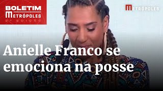 Anielle Franco se emociona ao falar sobre o assassinato não solucionado de sua irmã, Marielle