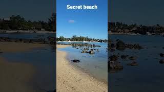 secret beach in Mauritius