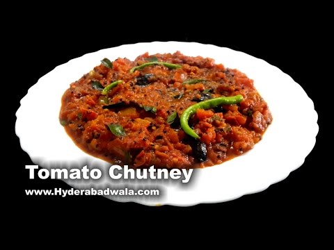 Hyderabad Tomato Chutney Recipe