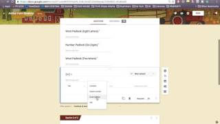 Data validation on Google Forms (for Digital Breakout Edu)