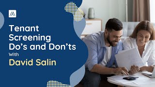 Mastering Tenant Screening: Essential Tips For Landlords with David Salin | Landlording U With Avail