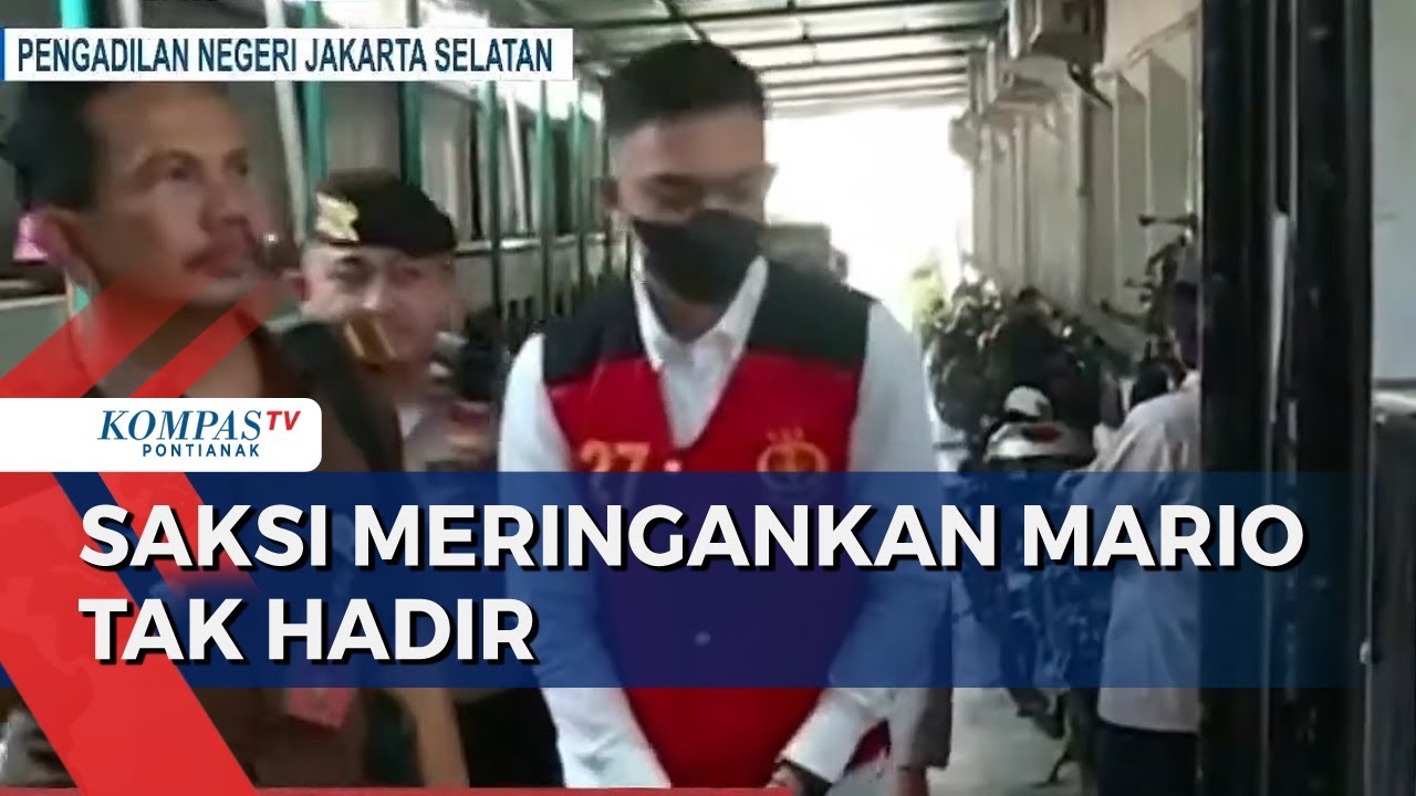 Saksi & Ahli Dari Pihak Terdakwa Tak Hadir, Sidang Mario Dandy Ditunda ...