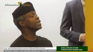 Africa Century Lecture by Prof. Yemi Osinbajo Delivers (Part 1)