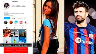 "¿LA CONOCÉS GERARD?" El posteo del periodista Jordi Martín a Piqué con fotos de Julia Puig Gali