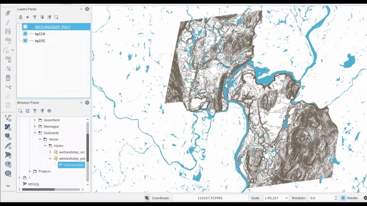 QGIS 3 - Hydro - YouTube