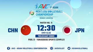 China VS Japan : The 1st Asian Men's U16 Volleyball Championship