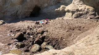 Small landslide at Beachcomber Dr. in Shell Beach