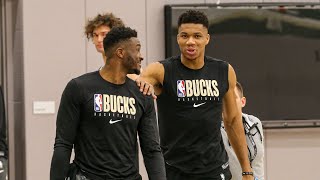 All-Access: Giannis Mic'd Up At Practice | Exclusive Footage Inside Froedtert Sports Science Center